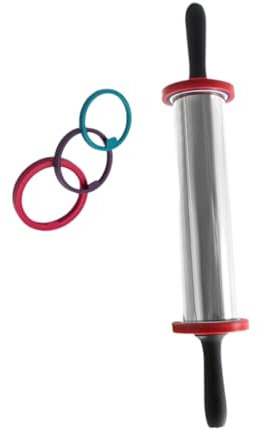 Cabilock Spianatoia Regolabile Acciaio Inossidabile Antiaderente Con Spessore Per Pasta Biscotti e Fondant Utensile