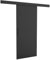 Brent - Schiebetür Komplettset mit Tür 95x 204 cm, Schiebetüren Komplettset Lucas, Türblatt Schwarz, Schiebetürsystem für Zimmer, Wandmontage, Türe Innen