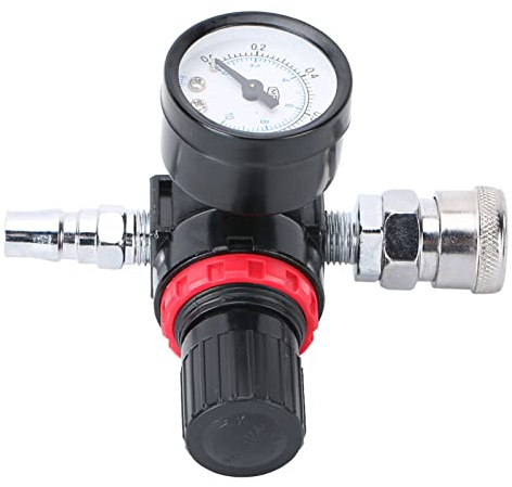 Fockety Luftdruckreglerventil für HVLP -Sprühpistole, die den für Malbegeisterte Geeigneten Kompressor -Membran Kontrolle Genau Regulieren, Genau Reguliert