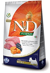 N&D Farmina Grain Free Lamb & Blueberry with Pumpkin Adult Mini - 800g