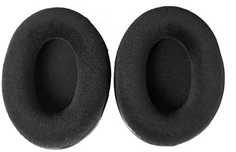 Piezas de reparación de almohadillas compatibles con HyperX Cloud Core, auriculares Cloud Flight Gaming (franela)