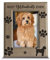BELLA BUSTA - Best Goldendoodle Ever-Dog Fotorahmen, Hunde-Liebhaber, Geschenk, gravierter Leder-Bilderrahmen (12,7 x 17,8 cm)