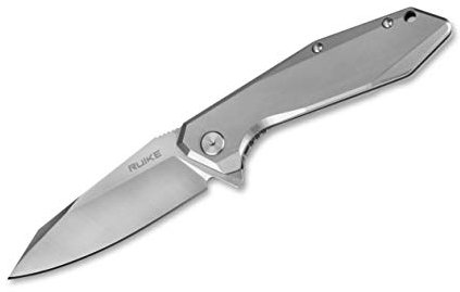 Ruike Unisex – Erwachsene P135-SF Grey Taschenmesser, Grau, 21.4