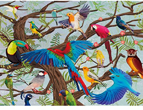 Becko US Puzzles for Adults 500 Piece Jigsaw Puzzles 500 Pieces for Adults and Kids - Birds In The Tree