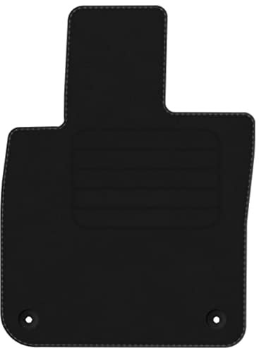 Veloursfussmatte für Volvo V60 II ab Bj. 2018 Basic LP runde Befestigungen Automatte Velourmatte Mit Absatzschoner Passform Neu