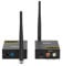 1Mii Wireless Audio Transmitter and Receiver, 2.4GHz Long Range Transmitter and Receiver Low Latency from TV/PC to Active Bookshelf Speakers/Stereo/Subwoofer/CD, RCA Port, 100m Outdoor(Audio Only)
