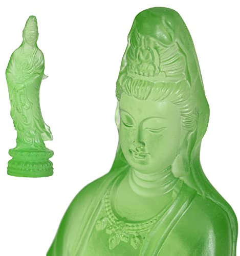 Guan Yin Statue, Quan Yin, Kwan Yin im Wind, Kuan Yin Buddha-Statue, Zen, meditierende Statue, Göttin der Göttin der Gnade und des Mitgefühls im Wind, Yoga, spirituelle Feng Shui-Dekoration