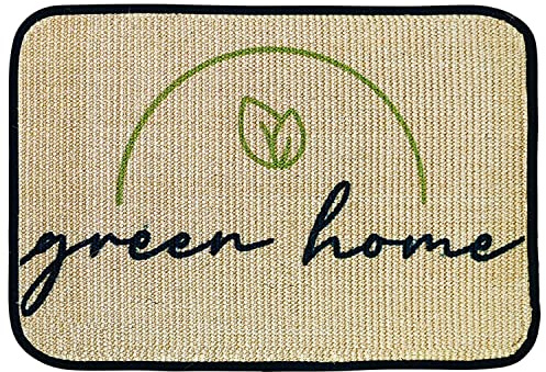 WohnDirect Eco-Sisal Fußmatte 45x75 - Fußmatte 100% Sisal - rutschfeste Türmatte Green Home - Kratzmatte - Made In Germany