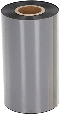Nastro Termotrasferibile per Etichette Cera Resina Rotolo 110mmx300m per Stampa Barcode Codici Etichette Spedizioni Magazzino (110mm*300m)