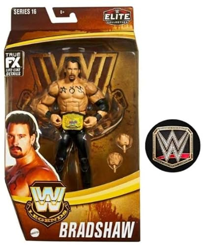 WWE Elite Legends Collection Dekofigur mit Gelenken, 15,2 cm (Bradshaw)