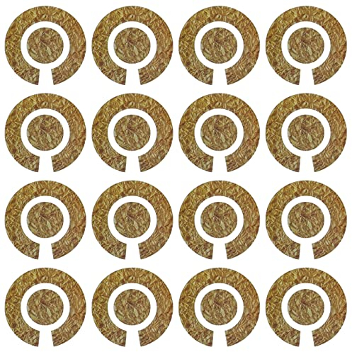 Acclaim Lawn Bowls Identification Stickers Markers Standard 5.5 cm Diameter 4 Full Sets of 4 Self Adhesive Foil Effect Design One Colour (Gold)
