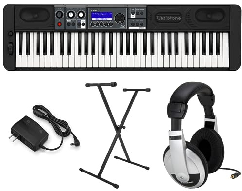 Casio CTS500 Premium Pack with Stand, AC Adapter and PPK Headphones