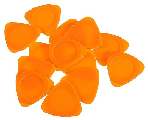 sourcing map 30pcs Ultra Thin Phone Pry Opening Tools Triangle Picks Plastic for Mobile Phone PC Tablet Laptop LCD Screen Disassemble Repair, Orange
