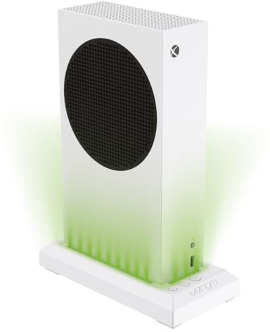 Venom Multi-Colour LED Light-up Console Stand - White (Xbox Series S)
