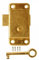 Verrou de surface pour armoire, tiroir, armoire 63 mm (2,1/2) en laiton vintage rétro ancien style serrure de placard – Loquet de porte d'armoire