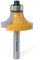 FivePears 3/8 Zoll Radius Roundover Router Bit 1/4 Zoll Schaft, Round Over Router Bit for Edging Forming Rounding.