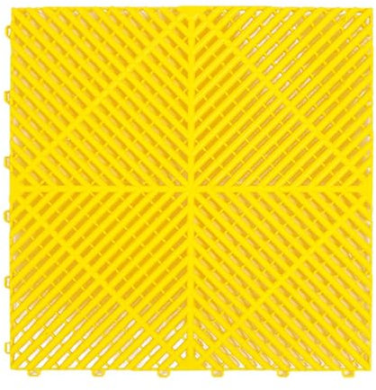 Tapis de Sol pour Lavage de Voiture, Tapis de Drainage d'allée, Fournitures de Lavage de Voiture, Carreaux de Grille de Sol de Garage, 40 x 40 x 1,8 cm, Fournitures de Lavage de Voiture