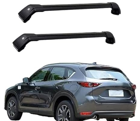 (1 Paar) Dachgepäckträger Dachträger für Mazda CX-5 CX5 SUV 2017 2018 2019 2020 2021 2022 -Aluminium,P
