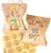 Nachhaltige Geschenktüten, Tiermotive, Papiertüten, 24 süße Tüten mit 24 Stickern für Mitgebsel, Kinder Geschenke, Gast, Giveaways, Kindergeburtstag, Halloween Party