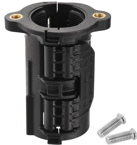 sourcing map 1 Pcs 1.14 Inch Faucet Nut Fixed Base, Plastic Fixing Nut Tap Fastener, Fixed Faucet Assembly for Kitchen, Black