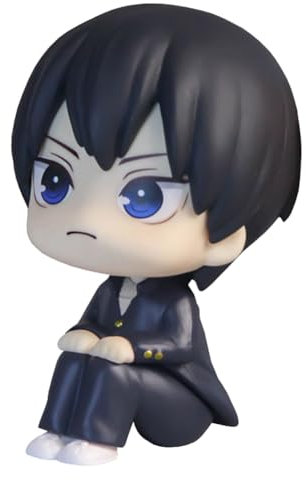 Ciyoulio Haikyuu Look Up Figure Kageyama Tobio Hinata Shoyo Sitzend Figur, Anime Mini Figuren Deko Auto Desktop Cute Figur Manga Statue Geschenk