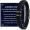Mrssbea - Armband für Sohn, 'Bester Sohn' Lederarmband, Braun, Minimal, Magnetisch, 21 cm, Geschenk für 18. Geburtstag, Weihnachten, Teenager, Azubi