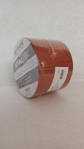4ROOF Bitumenband IZOTAPE BITAL 100mm (10m) – Ziegelrot (8004) – Dichtungen für Dächer, Rinnen und Konstruktionen