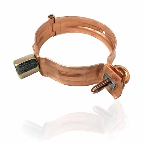 SD ProfiLine Regenrohrschelle/Fallrohrschelle Kupfer, M8/M10 Stufengewinde (87mm)