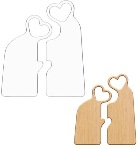 beinkmake Router Templates Acrylic Clear Valet Tray Router Template Woodworking Kitchen Inlay Templates Charcuterie Board Handicraft Decorative 6.3x15.7 inch