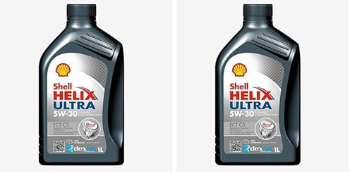 SHELL HELIX ULTRA ECT C3 5W-30, 1L, Gold (Packung mit 2)
