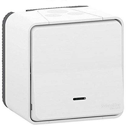 Schneider Electric SC5SHN0212461 Va et vient lumineux Styl mureva, 250 V, Blanc