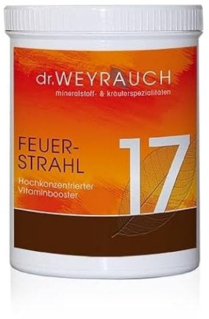 Dr. Weyrauch Nr. 17 Feuerstrahl | 1 kg | Ergänzungsfuttermittel für Hunde | Wasser- und fettlösliche Vitamine zur Unterstützung der Vitalität | Mit roten Früchten