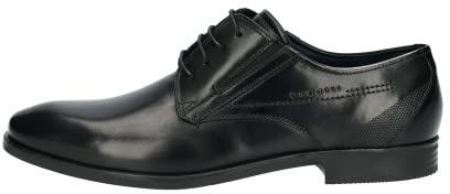 bugatti Herren Businessschuhe, Männer Business Schnürer,Low-tie,schnürschuhe,Anzugschuhe,Derby schnürung,Office,büro,schwarz (1000),47 EU / 11.5 UK