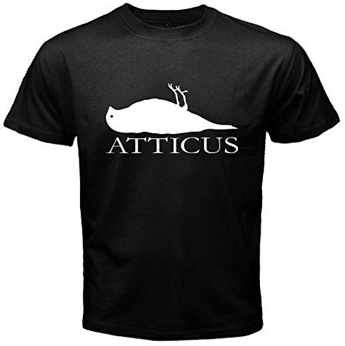 Atticus Alternative Logo Men's Black T-Shirt Size S-3Xl