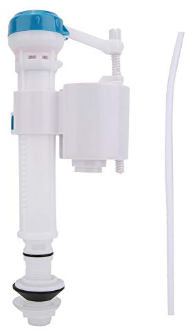 Dual Flush Toilet Valve with Push Button Fill System for Cistern (Plastic)