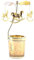 Lurrose Karussell Teelicht Rotierende Kerzenhalter Teelichthalter Kerzenständer Teelichter Halter Teelichter Schalen Weihnachtsdeko Weihnachten Hochzeit Party Tischdeko Gold