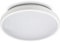 Kwazar Luminaire Deckenleuchte Wohnzimmer Flur 2 x E27 Fassung Modern Deckenlampe rund Aluminium Lampe Ø 33cm Deckenstrahler weiß Romi