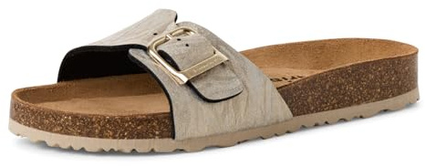 Tamaris Pantolette Damen Flach metallic,EU 36