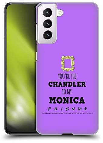 Head Case Designs Offizielle Friends TV Show BFF Zitate Harte Rueckseiten Handyhülle Hülle Huelle kompatibel mit Samsung Galaxy S21 5G