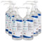 KALISEPT - Gel Hydroalcoolique Bactéricide Fongicide Virucide - Alcool végétal - 6 X 1L Gel Désinfectant, Ne Colle Pas