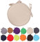 Cmeilau Bunte Stuhlkissen für den Innen- und Außenbereich Runde Sitzkissen Garden Patio Home Kissen - Durchmesser 30 cm / 38 cm, Kissenbezug für Terrassenmöbel, Gartenpolster mit runden Sitzen