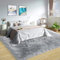 Latepis Teppich Wohnzimmer 200x300 cm Teppich Grau Groß Schlafzimmer Teppich Flauschiger Warm Teppich Waschbar Flur Teppich Schaffell Kunstfell
