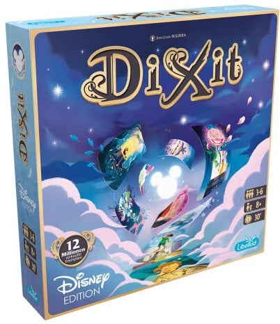 Libellud, Dixit: Disney Edition, Familienspiel, Kartenspiel, 3-6 Spieler, Ab 8+ Jahren, 30 Minuten, Deutsch