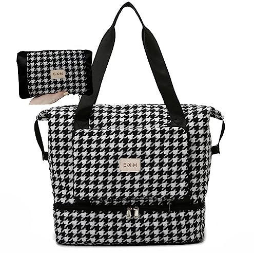 VNYSO Große Kapazität Sporttasche für Männer und Wochenendtasche mit erweiterbarem Platz, Damen Duffle Tasche Herren Travel Bag geeignet für Reisen und Ausgehen, Sport, Fitness, Urlaub