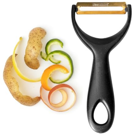 A Bar Above Citrus Peeler, Stainless Steel Fruit Peeler, Gold Finish