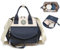 Balakaka Baby Wickeltasche Kinderwagen mit Schnullertasche, 7L Große Wickelrucksack Mommy bag, 2-in-1 Abnehmbare Tasche Reise Windeltasche Henkeltaschen für unterwegs