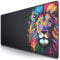 TITANWOLF - XXL Speed Gaming Mauspad 900 x 400mm - XXL Mousepad - Tischunterlage Large Size - verbessert Präzision und Geschwindigkeit - Löwe Design