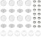 UNICRAFTALE 30 Sets DIY Rohlinge Brosche Herstellung Set 20mm Brosche Lünetten Mit Schmetterlings Nadelrückseiten Cabochon Brosche Zubehör 304 Edelstahl Brosche Set Für DIY Schmuckherstellung