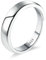 ALEXCRAFT Ring Silber 925 Damen Herren Offene Verstellbare Geschenke für Frauen Freundin Mama Mädchen Valentinstag 4mm
