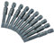 Uadme Slotted Impact Screwdriver Bits, 10pcs SL5 S2 Alloy Steel Magnetic Flat Head Bit with 50mm 1/4 Inch Hex Shank(4mm/5mm/6mm Optional), Driver Bit Set for Electric/Hand Power Tools